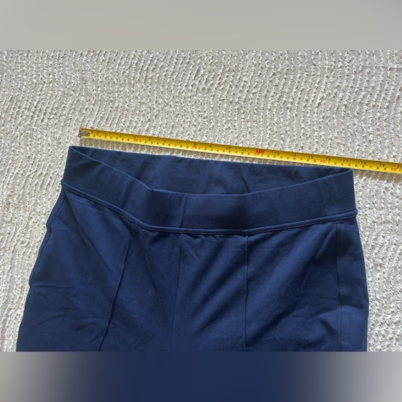 Lands End Starfish Flare Pants Navy Blue Size XL Wide Leg Pant Comfy - Picture 4 of 11